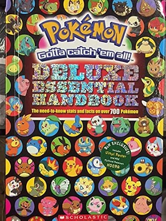 Pokemon Deluxe Essential Handbook B&N exclusive edition with Vinyl Poster cover image