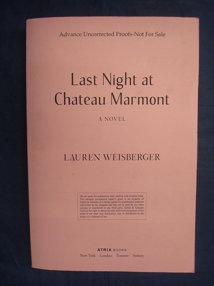 Last Night at Chateau Marmont: A Novel cover image