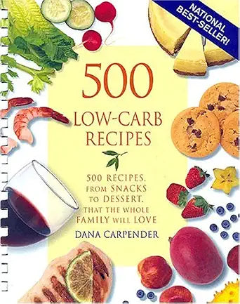 500 Low-Carb Recipes cover image